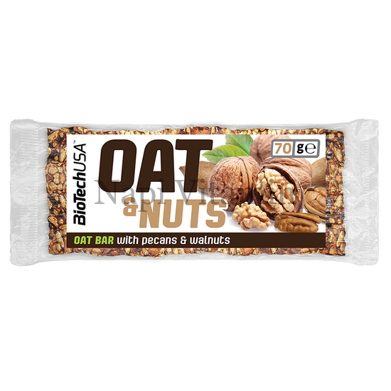BioTechUsa Oat&Nuts Pekándió szelet 70g