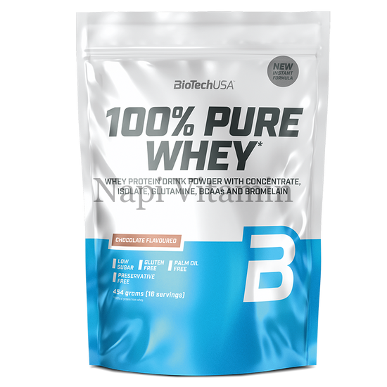 BioTechUsa 100% Pure Whey csokoládé ízű 454g