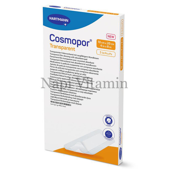 Cosmopor Transparent filmkötszer 10cm x 20cm 5x