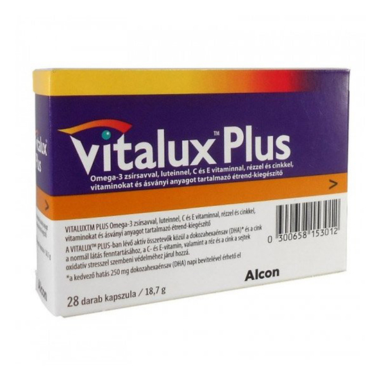 Vitalux Plus Omega-3 kapszula 28x