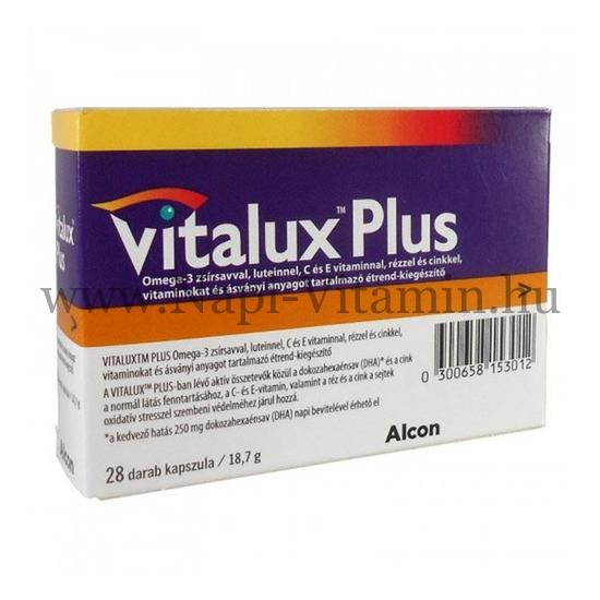 Vitalux Plus Omega-3 kapszula 28x