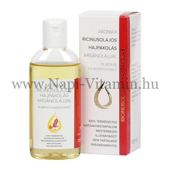 Aromax Ricinusolajos hajpakolás argánolajjal 100ml