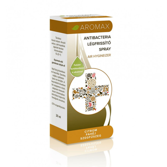 Aromax Antibacteria légfrissítő Citrom Fahéj Szegfűszeg 20ml