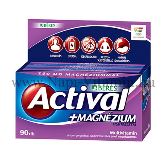 Actival + Magnézium filmtabletta 90x