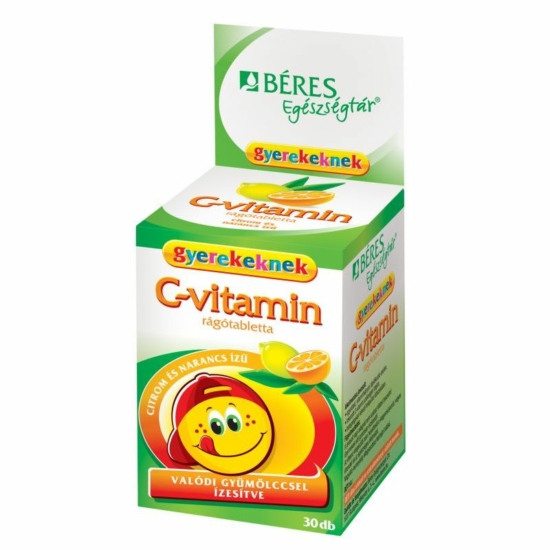 Béres C-vitamin rágótabletta gyermekeknek 30x