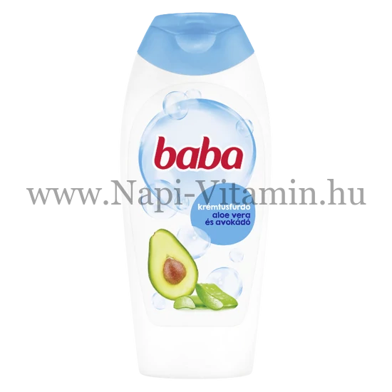 Baba aloe vera és avokádó krémtusfürdő 400ml