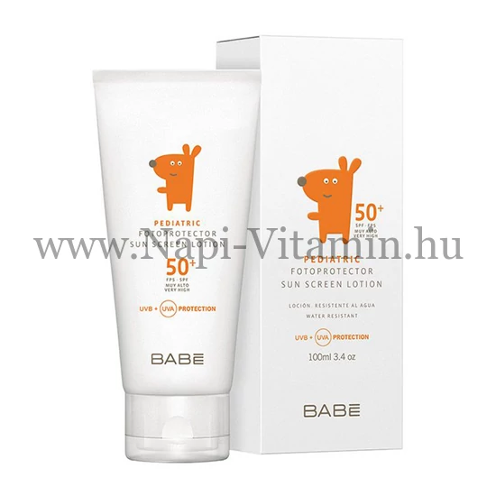 Babé Fényvédő tej SPF 50+ babák és kisgyermekek számára 100ml