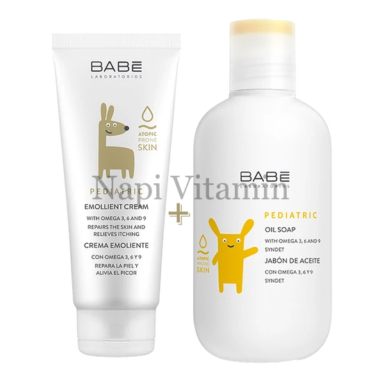 Babé csomag atópiás gyermek testápoló+tusfürdő 2x200ml