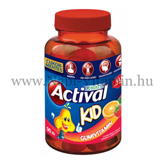 Actival Kid gumivitamin gumitabletta 90x