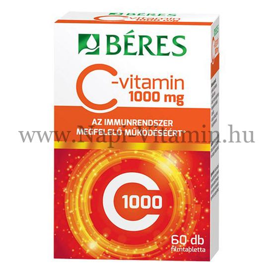 Béres C-vitamin 1000mg filmtabletta 60x
