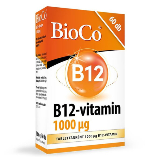 BioCo B12-vitamin 1000µg tabletta 60x