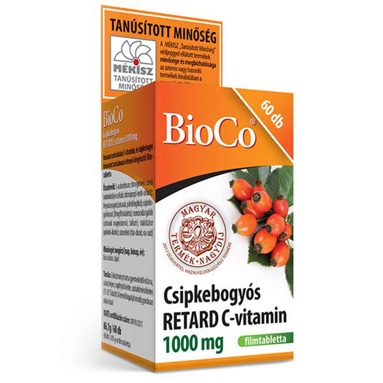 BioCo Csipkebogyó C-vitamin 1000 mg retard tabletta 60x