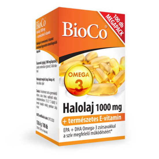 BioCo Halolaj 1000 mg Megapack kapszula 100x