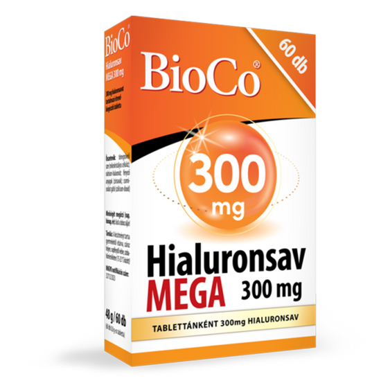 BioCo Hialuronsav Mega 300mg tabletta 60x
