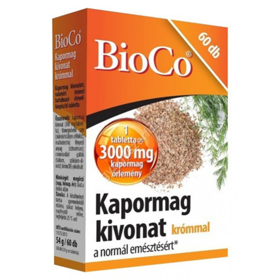 BioCo Kapormag kivonat tabletta krómmal 60x