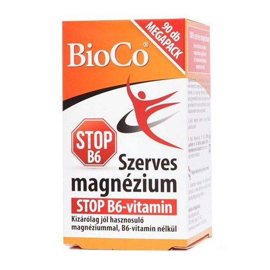 BioCo Szerves Magnézium STOP B6 tabletta 90x