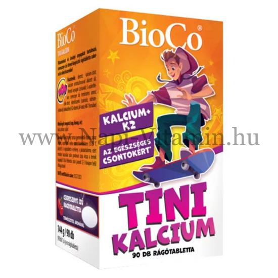 BioCo Tini kalcium rágótabletta 90x