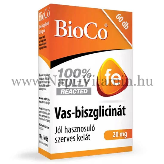 BioCo Vas-biszglicinát 20mg tabletta 60x