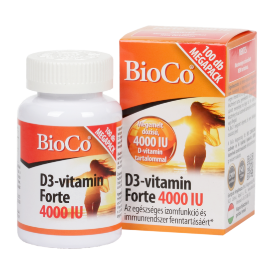 Bioco D3-vitamin Forte 4000 IU tabletta 100x