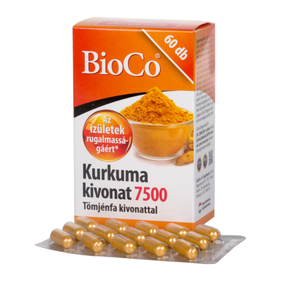 Bioco Kurkuma + Tömjénfa kivonat kapszula 60x