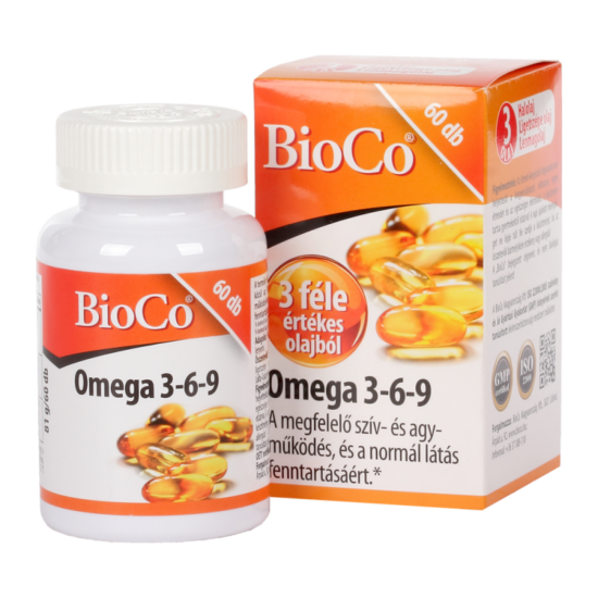 BioCo Omega 3-6-9 lágyzselatin kapszula 60x