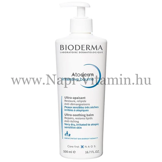 BIODERMA Atoderm Intensive Baume nyugtató balzsam 500ml