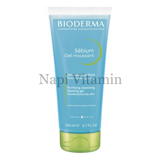 BIODERMA Sébium Gel Moussant tisztító gél 200ml