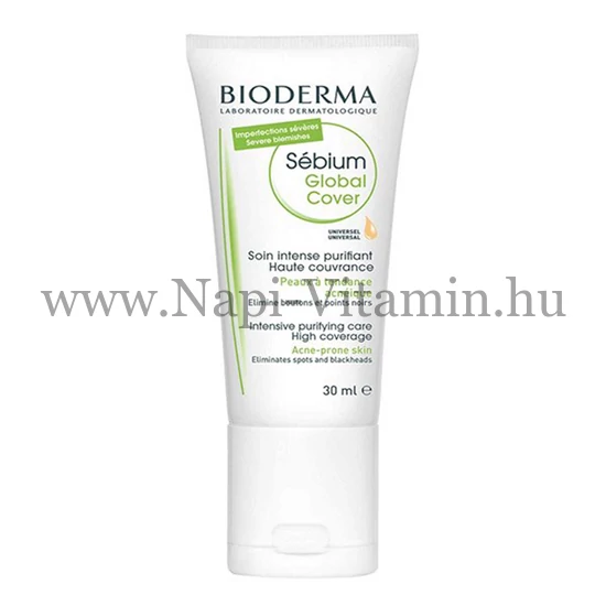 BIODERMA Sébium Global Cover színezett krém 30ml