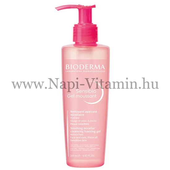 BIODERMA Sensibio Gel Moussant habzó gél 200ml