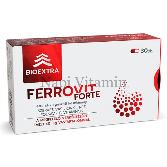 Bioextra Ferrovit Forte kapszula 30x