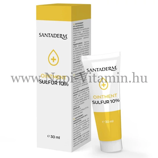 Santaderm 10% Sulfur kenőcs 30ml