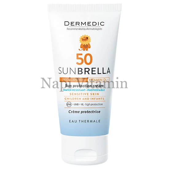 Dermedic Sunbrella Baby napfényvédő arckrém gyermekeknek és babáknak SPF50 50ml