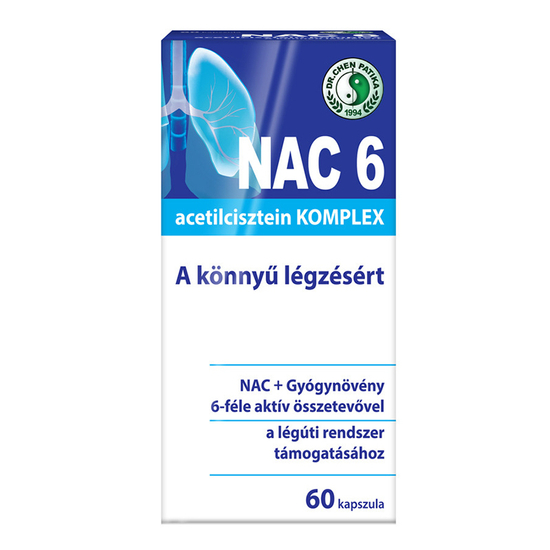Dr. Chen NAC 6 acetilcisztein Komplex kapszula 60x