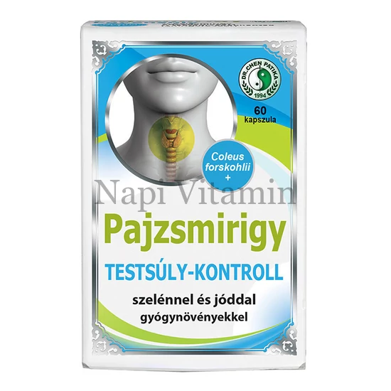 Dr. Chen Pajzsmirigy Testsúly-kontroll forskohlii kapszula 60x