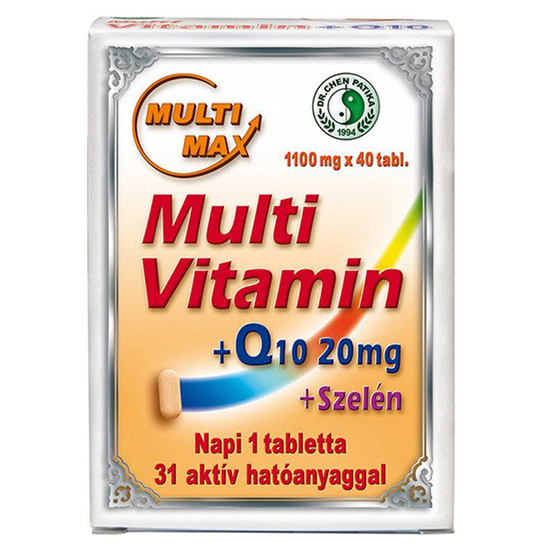 Dr. Chen Multi-Max vitamin + Q10 + Szelén tabletta 40x