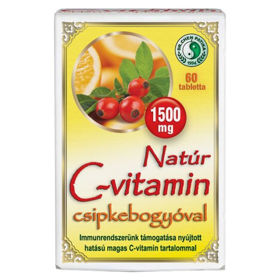 Dr. Chen Natúr C-vitamin 1500 mg filmtabletta csipkebogyóval 60x