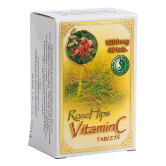 Dr. Chen Natúr C-vitamin csipkebogyóval tabletta 40x