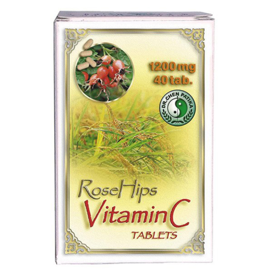 Dr. Chen Natúr C-vitamin tabletta csipkebogyó kivonattal 80x