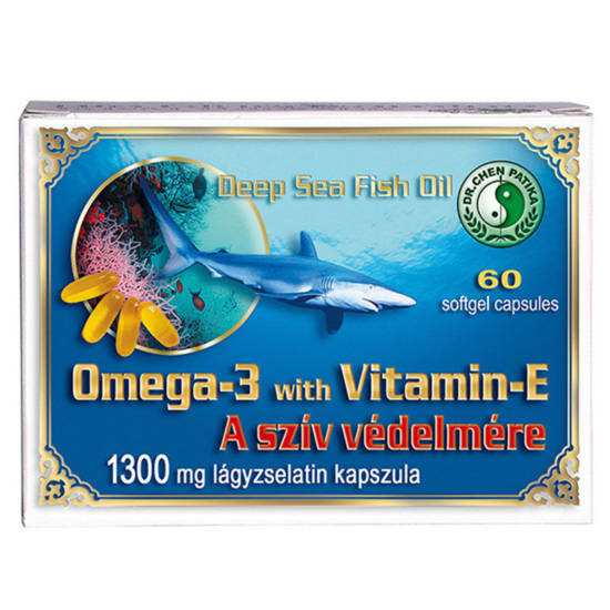 Dr. Chen Omega-3 + E-vitamin kapszula 60x