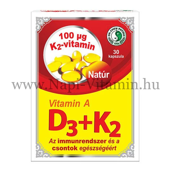 Dr. Chen Vitamin A+D3+K2 kapszula 30x