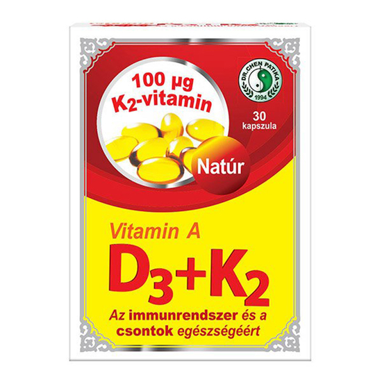 Dr. Chen Vitamin A+D3+K2 kapszula 30x