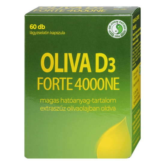 Dr. Chen Oliva D3 vitamin 4000NE Forte kapszula 60x