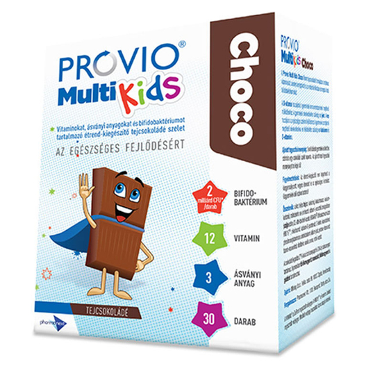 Provio Multi Kids Choco tejcsokoládé szelet 30x