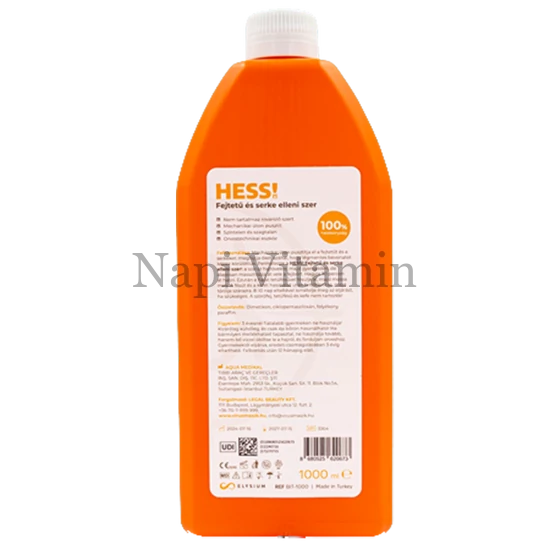 HESS! Fejtetű és serke elleni szer 1000ml