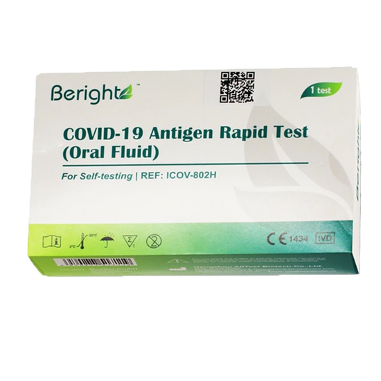 COVID-19 Beright antigén nyálmintás gyorsteszt 1x