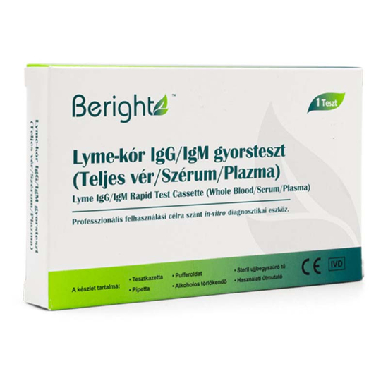 Beright Lyme-kór IgG/IgM ujjbegyvér teszt 1x
