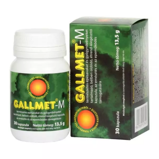 Gallmet-M gyógynövény kapszula 30x