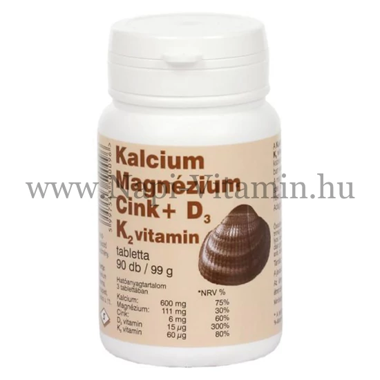 Kalcium Magnézium Cink tabletta 90x