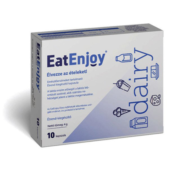 EatEnjoy Dairy emésztőenzimeket tartalmazó kapszula 10x
