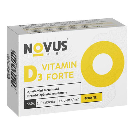 Novus D3 Vitamin Forte tabletta 100x